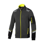 Bluza rozpinana Tech Sparco szara/żółta