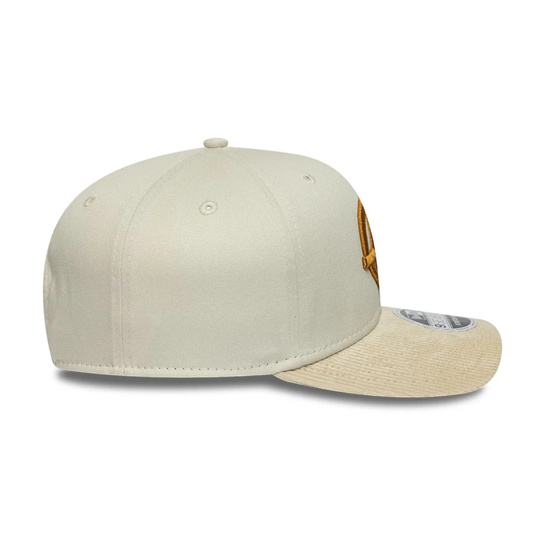 Czapka baseballowa męska Cord kremowa Haas F1 2026