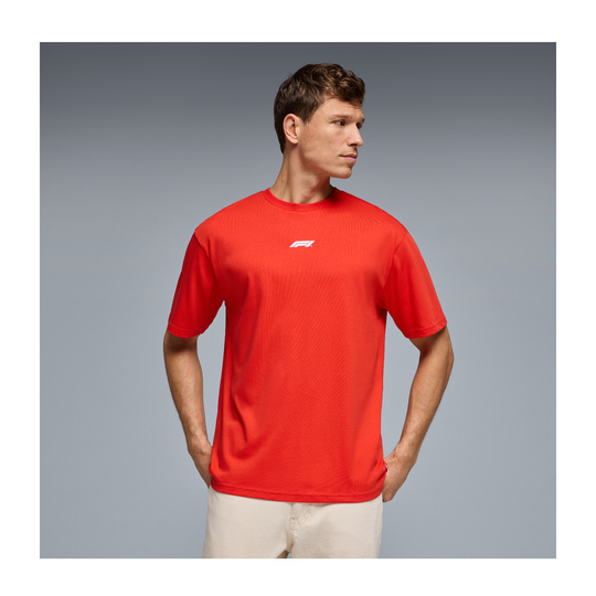 Koszulka T-shirt męska czerwona Racing Line Formula 1 2026
