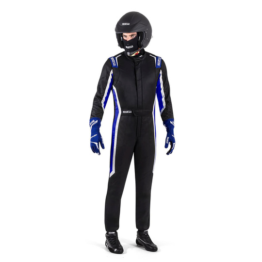 Kombinezon Sparco Sprint Pro MY25 czarny/niebieski (FIA)