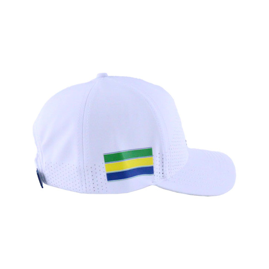 Czapka baseballowa Leisure biała Ayrton Senna 2025