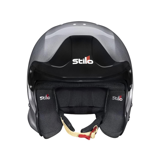 Kask otwarty Stilo Venti TROPHY JET srebrny (FIA-SNELL)