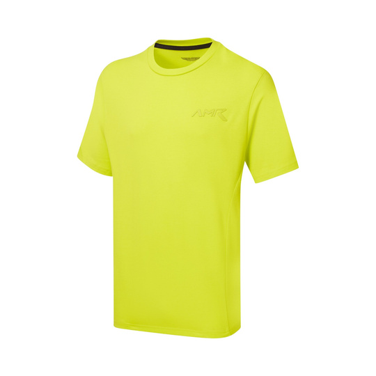 Koszulka t-shirt AMR Logo Aston Martin Racing 2026 limonkowa 