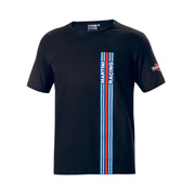 Koszulka t-shirt Stripes Martini Racing Sparco czarna