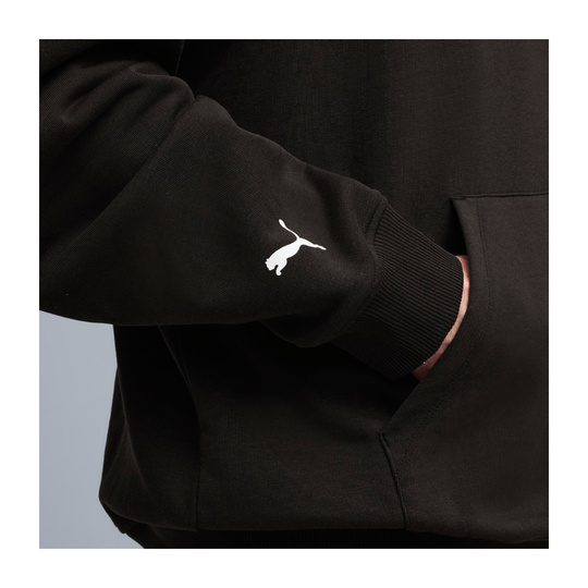 Bluza męska z kapturem czarna Large Logo Scuderia Ferrari F1 2026
