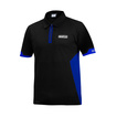 Koszulka polo Zip Sparco MY22 czarna/niebieska