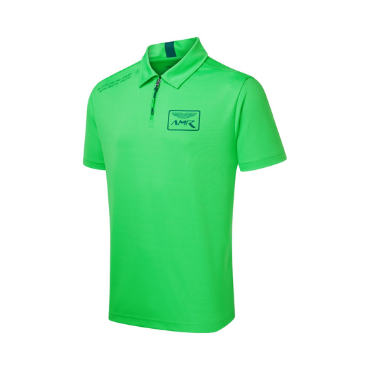 Koszulka polo Team Aston Martin Racing 2026 fluo zielona