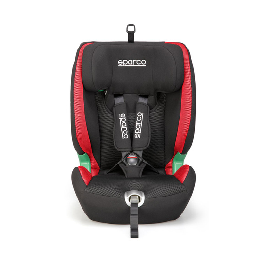 Fotelik dziecięcy Sparco SK5000I czarny/czerwony