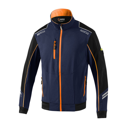 Kurtka Tech Sparco granatowa/pomarańczowa
