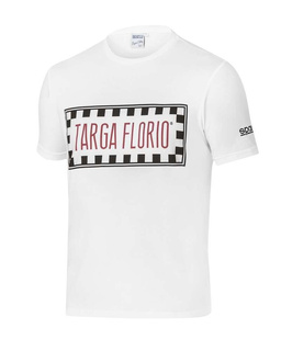 Koszulka t-shirt Targa Florio #T1 Sparco biała