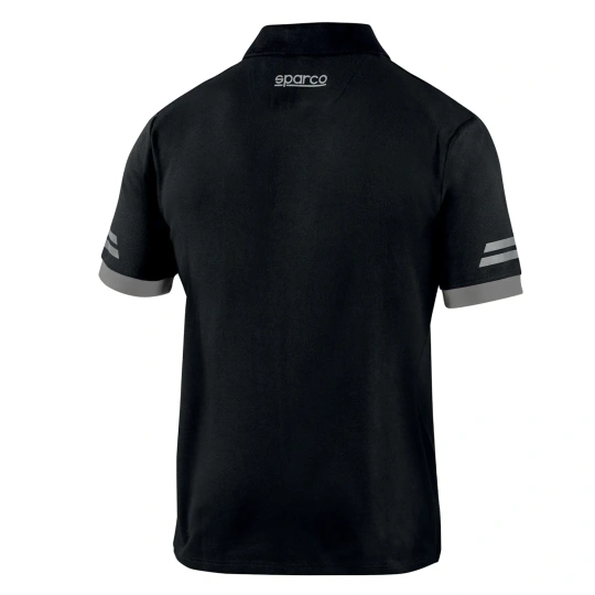 Koszulka polo Tech Sparco czarna