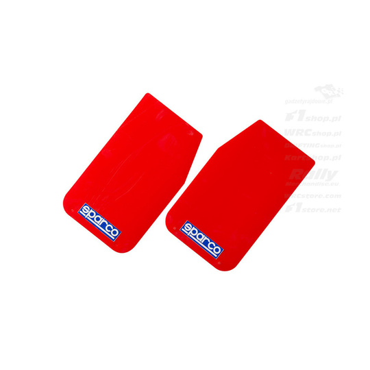 Fartuchy Sparco sztywne (2 szt.) - czerwone