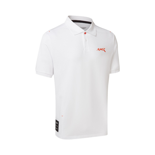Koszulka polo AMR Logo Aston Martin Racing 2026 biała