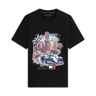 Koszulka t-shirt Miami Graphic Cadillac F1 2026 czarna