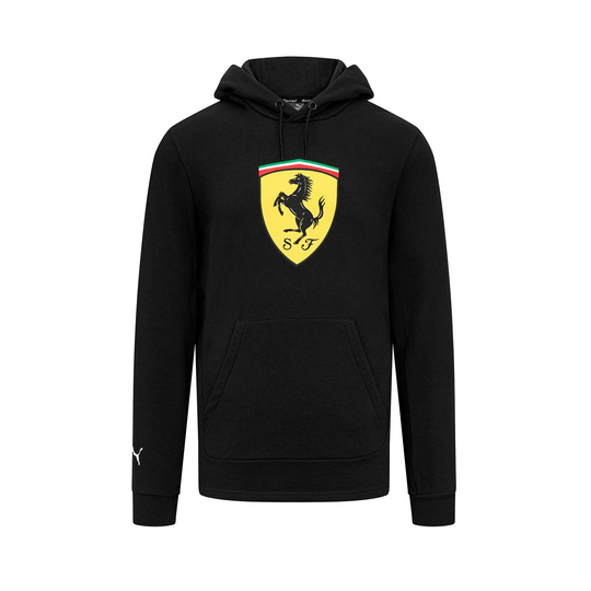 Bluza męska Hoodie Shield Black Ferrari F1 2024
