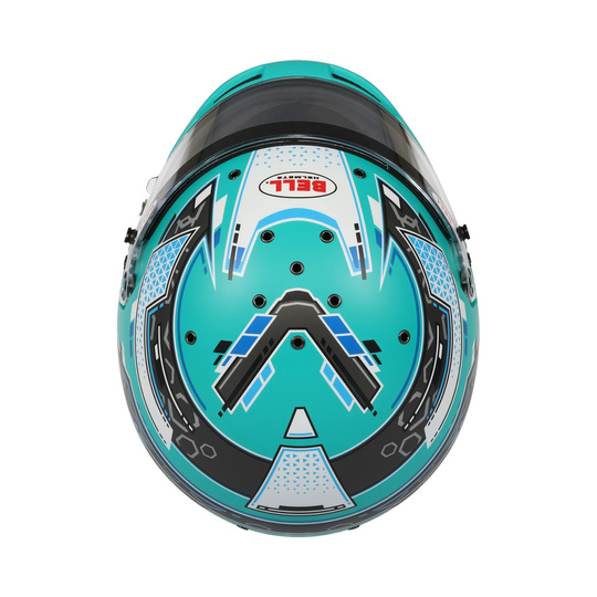 Kask Bell RS7 PRO STAMINA niebieski (FIA)