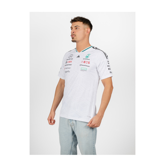 Koszulka t-shirt Authentic Team Mercedes AMG F1 2026 biała