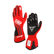 Rękawice OMP One EVO X MY24 czerwone (FIA)