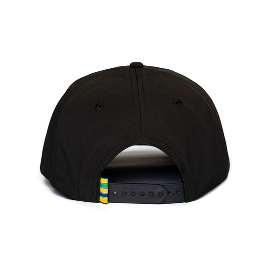 Czapka baseballowa męska Debossed Logo czarna Ayrton Senna 2026