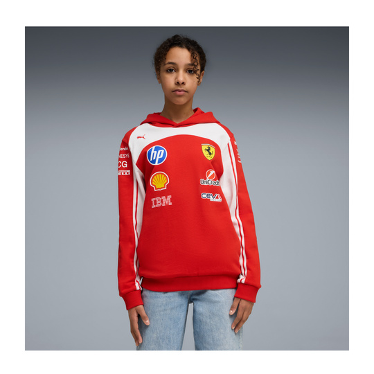 Bluza dziecięca z kapturem Team Ferrari F1 2026