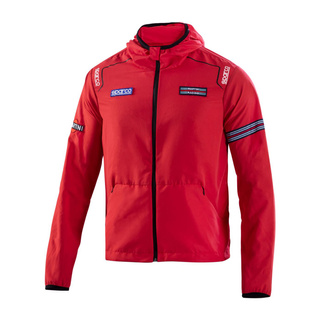 Kurtka przeciwdeszczowa Wilson Martini Racing Sparco czerwona