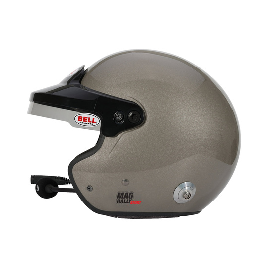 Kask Bell MAG Rally Sport srebrny (FIA)