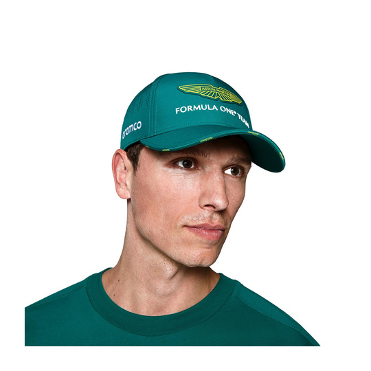 Czapka baseballowa męska zielona Team Aston Martin F1 2025