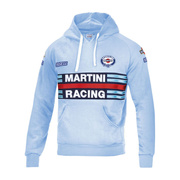 Bluza z kapturem Martini Racing Sparco błękitna