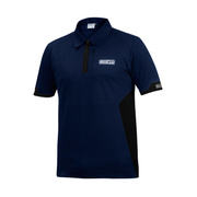 Koszulka polo Zip Sparco MY22 granatowa