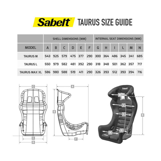 Fotel Sabelt Taurus L (FIA)