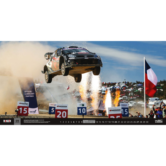 Kalendarz ścienny McKlein Rally 2026 - The Wider View