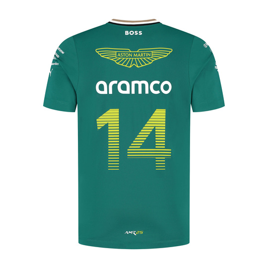 Koszulka t-shirt męska Alonso Team Aston Martin F1 2025