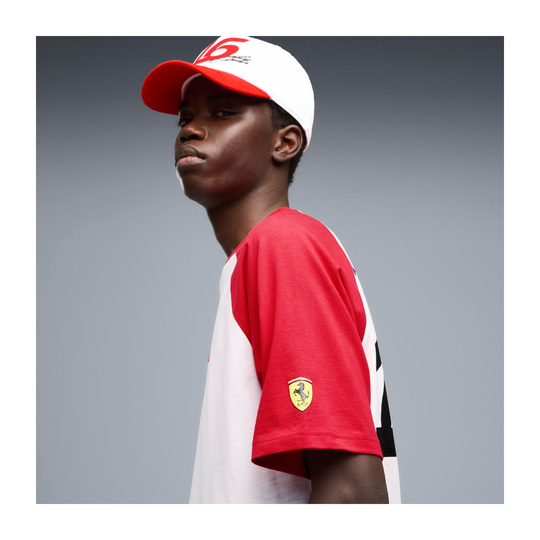 Koszulka t-shirt Charles Leclerc Graphic Scuderia Ferrari F1 2026 biała