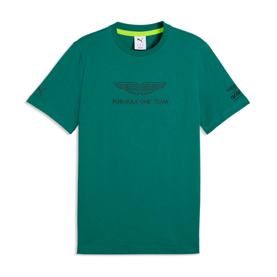 Koszulka t-shirt Large Logo Aston Martin F1 2026 zielona