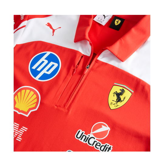 Koszulka polo Authentic Team Scuderia Ferrari F1 2026