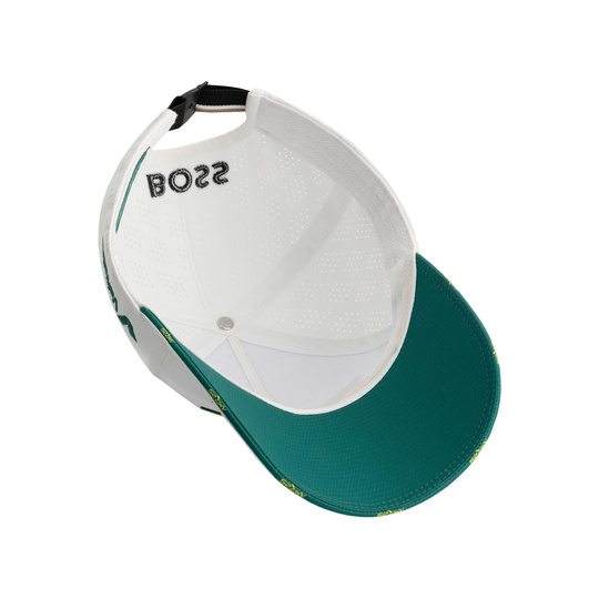 Czapka baseballowa męska biała Team Aston Martin F1 2025