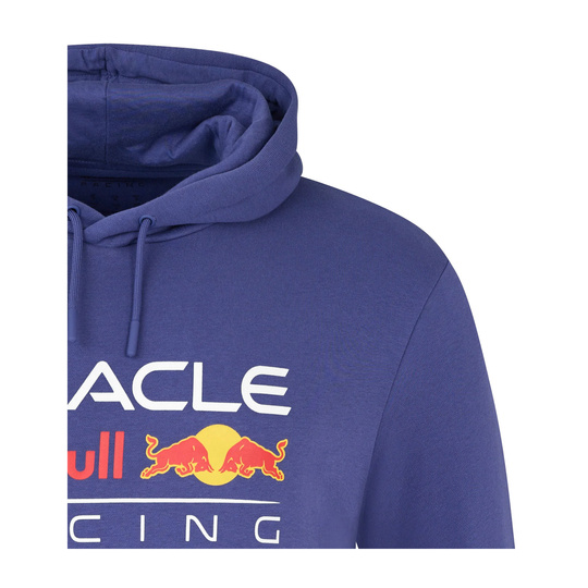 Bluza męska z kapturem Logo niebieska Red Bull Racing 2025