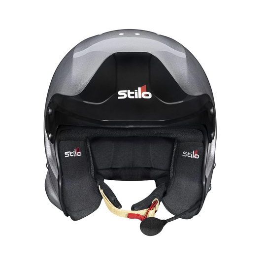 Kask otwarty z interkomem Stilo Venti TROPHY RALLY srebrny (FIA-SNELL)