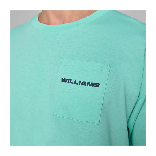 Koszulka t-shirt męska Oversized zielona Williams Racing 2025