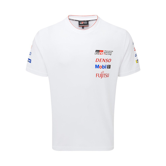 Koszulka męska biała Team Toyota Gazoo Racing WEC 