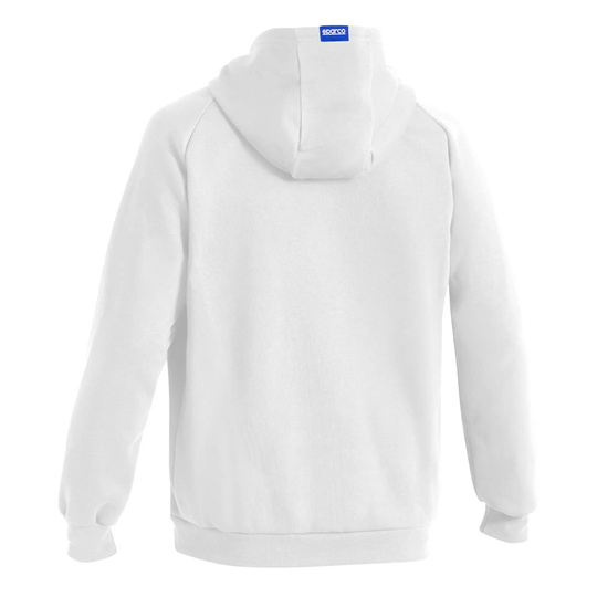 Bluza męska z kapturem Sparco Full Zip GULF MY25 biała
