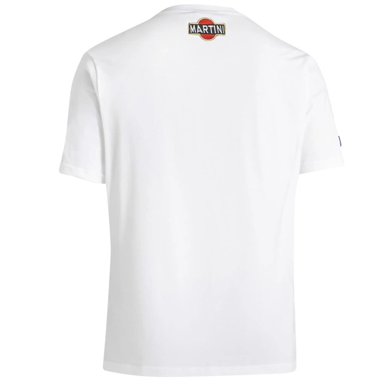Koszulka t-shirt Martini Racing Big Logo Sparco biała
