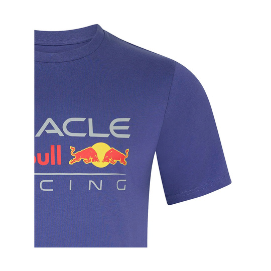 Koszulka T-shirt dziecięca Front Logo niebieska Red Bull Racing 2025