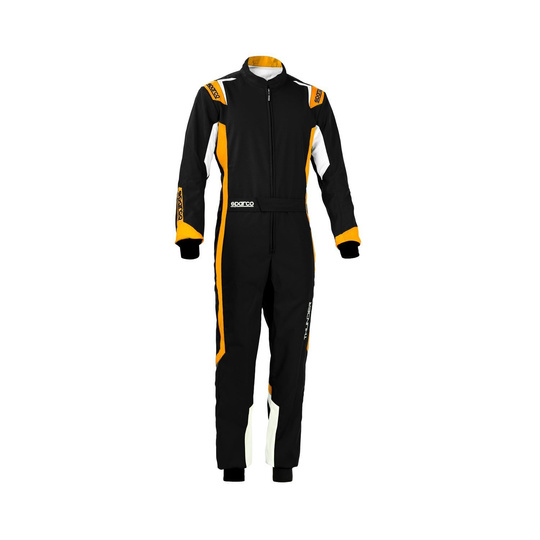 Kombinezon Sparco Thunder MY20 czarny/pomarańczowy (CIK)