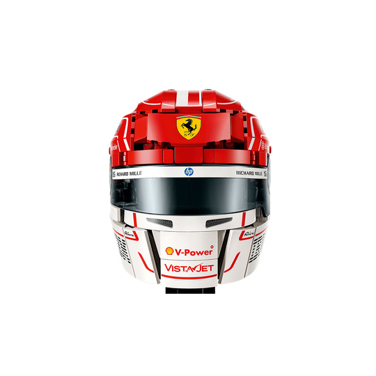 Model kasku LEGO Charles Leclerc Scuderia Ferrari HP