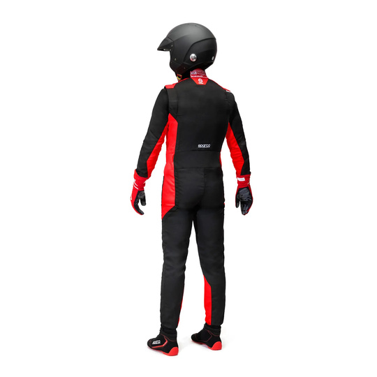 Kombinezon Sparco Sprint Advanced czarny/czerwony (FIA)