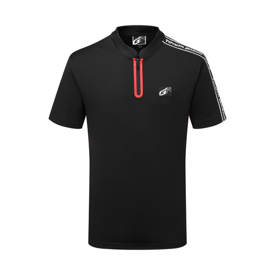 Koszulka polo męska GR Tech czarna Toyota Gazoo Racing 