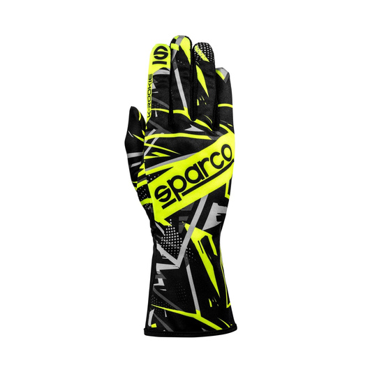 Rękawice Sparco K-Rookie czarne/żółte