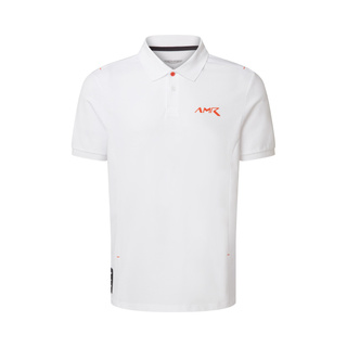 Koszulka polo AMR Logo Aston Martin Racing 2026 biała