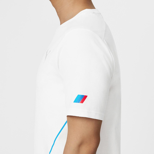 Koszulka t-shirt męska biała Team BMW Motorsport 
